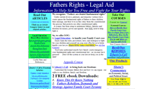 Desktop Screenshot of fathersrightslegalaid.com